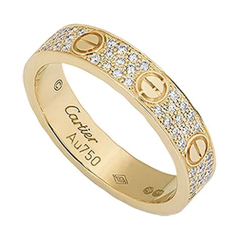 cartier love ring diamonds|cartier love interlocking ring.